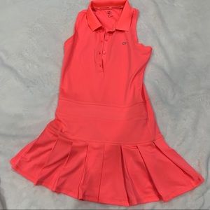 Neon Pink Uniform with Tennis Skirt and Shorts